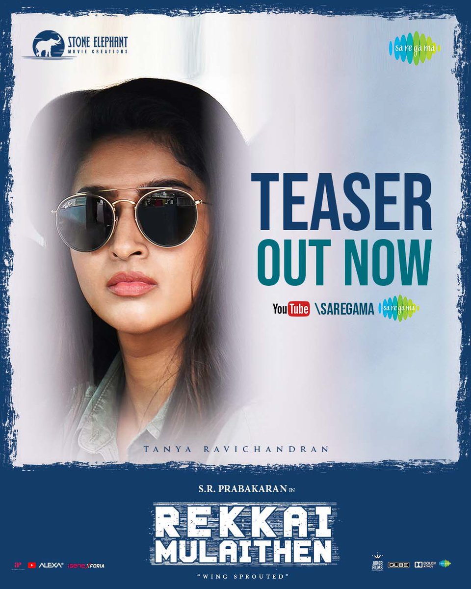 Halitha (@halithashameem) on Twitter photo Here is the official teaser of #RekkaiMulaithen, directed by <a href="/directorSRP/">SRPrabakaran_off</a>.
youtu.be/aF7z-N_zwb8
#WorldwideReleaseinAugust
<a href="/actortanya/">Tanya S Ravichandran</a> <a href="/dharankumar_c/">Dharan kumar</a> <a href="/biju_v_donbosco/">Biju V Don Bosco</a> <a href="/Visakanganesh/">Ganesh santhanam</a> <a href="/Theeson_Music/">Theeson</a>
<a href="/iamactor_theera/">K Theera</a> #StoneElephantCreations <a href="/saregamasouth/">Saregama South</a> <a href="/shiekpro/">ꜱʜɪᴇᴋ</a> Here is the official teaser of #RekkaiMulaithen, directed by <a href="/directorSRP/">SRPrabakaran_off</a>.
youtu.be/aF7z-N_zwb8
#WorldwideReleaseinAugust
<a href="/actortanya/">Tanya S Ravichandran</a> <a href="/dharankumar_c/">Dharan kumar</a> <a href="/biju_v_donbosco/">Biju V Don Bosco</a> <a href="/Visakanganesh/">Ganesh santhanam</a> <a href="/Theeson_Music/">Theeson</a>
<a href="/iamactor_theera/">K Theera</a> #StoneElephantCreations <a href="/saregamasouth/">Saregama South</a> <a href="/shiekpro/">ꜱʜɪᴇᴋ</a>