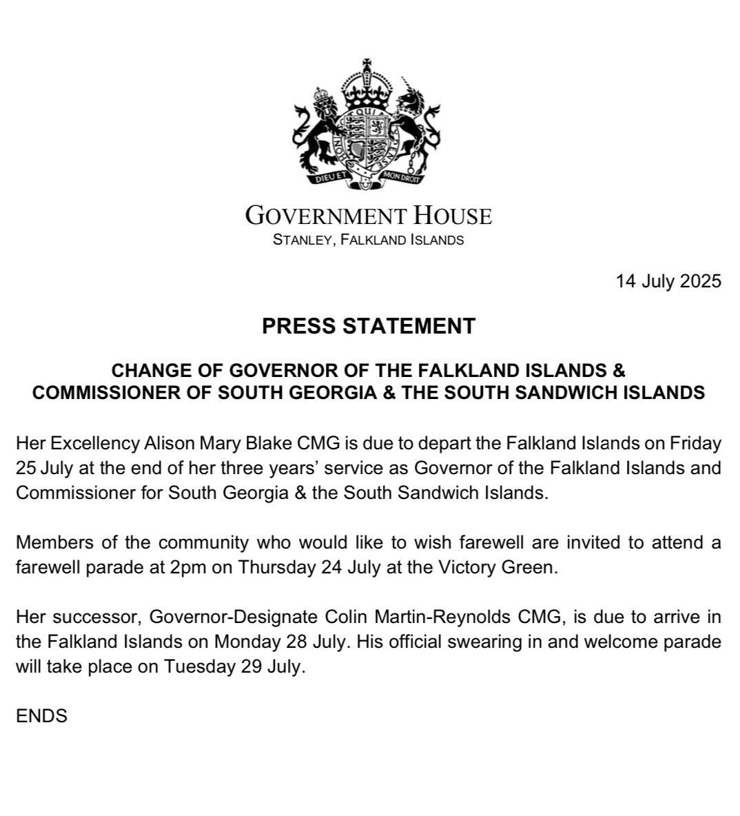 Government House🇬🇧🇫🇰 (@ghfalklands) on Twitter photo Government House 🇫🇰🇬🇧 statement:
#Falklands Government House 🇫🇰🇬🇧 statement:
#Falklands