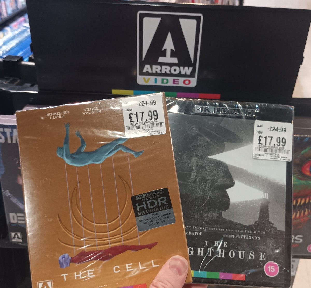 hmv Belfast (@hmvbelfast) on Twitter photo Summer Scares promotion now on in-store with our friends at <a href="/ArrowFilmsVideo/">Arrow Video</a>
A wide range of cult classics on #uhd at reduced prices for a limited time
#arrowvideo #uhd #4k #collectorsedition
<a href="/the4kCollectivE/">4K ᑕOᒪᒪEᑕTIᐯE</a> <a href="/4KFilme/">4K / Ultra HD (Checkmark)</a> <a href="/UltraHDBluray/">Ultra HD Blu-ray 💿</a> <a href="/HDMOVIESOURCE/">HD MOVIE SOURCE</a> <a href="/avocadoom89/">Ryan Rodrigues</a> <a href="/hmvtweets/">hmv</a> Summer Scares promotion now on in-store with our friends at <a href="/ArrowFilmsVideo/">Arrow Video</a>
A wide range of cult classics on #uhd at reduced prices for a limited time
#arrowvideo #uhd #4k #collectorsedition
<a href="/the4kCollectivE/">4K ᑕOᒪᒪEᑕTIᐯE</a> <a href="/4KFilme/">4K / Ultra HD (Checkmark)</a> <a href="/UltraHDBluray/">Ultra HD Blu-ray 💿</a> <a href="/HDMOVIESOURCE/">HD MOVIE SOURCE</a> <a href="/avocadoom89/">Ryan Rodrigues</a> <a href="/hmvtweets/">hmv</a>