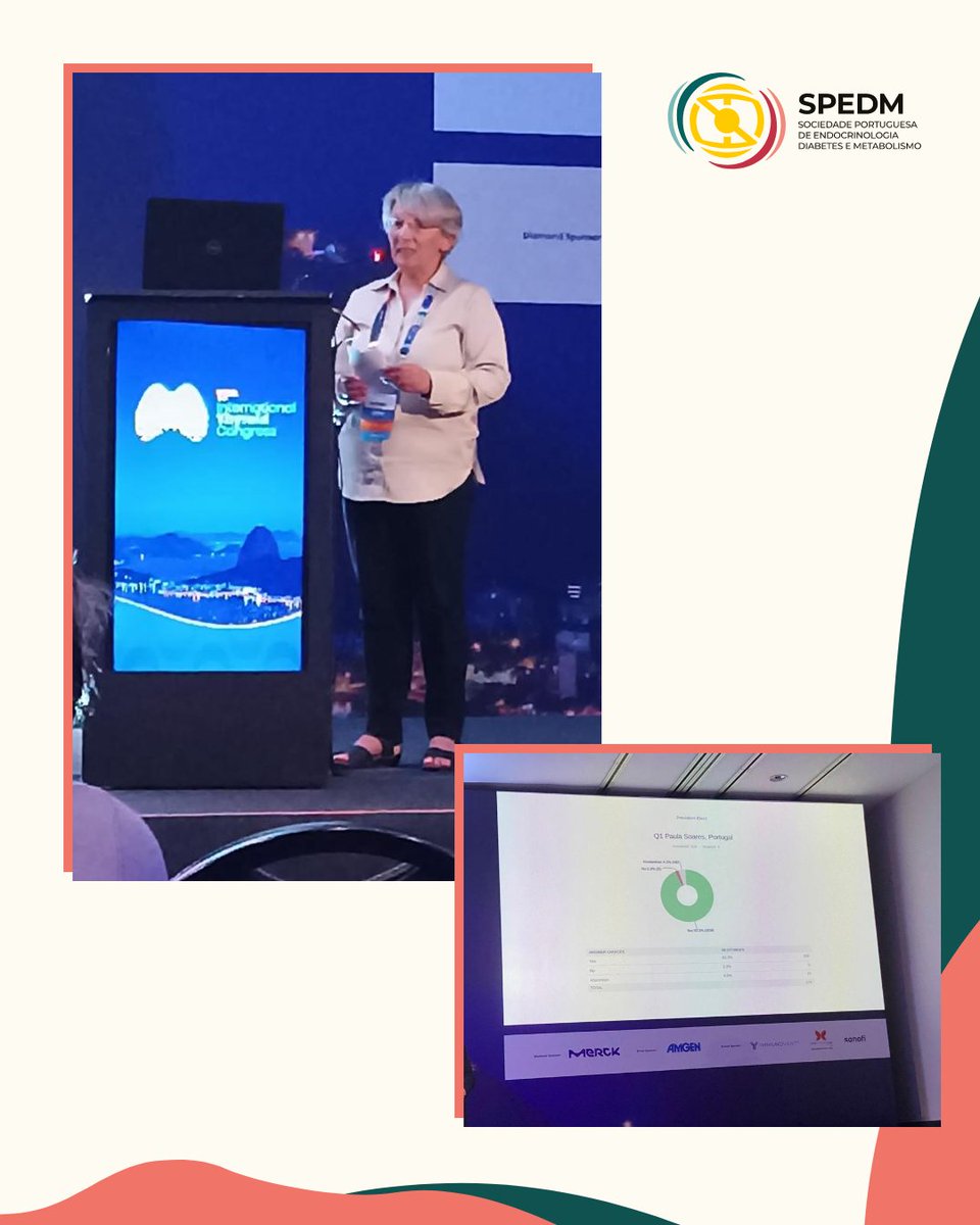 A Prof. Paula Soares foi eleita presidente da European Thyroid Association (ETA).

Uma conquista que muito orgulha a comunidade científica nacional e reforça o papel de Portugal na liderança da endocrinologia europeia.

Parabéns, Prof. Paula Soares! 👏
