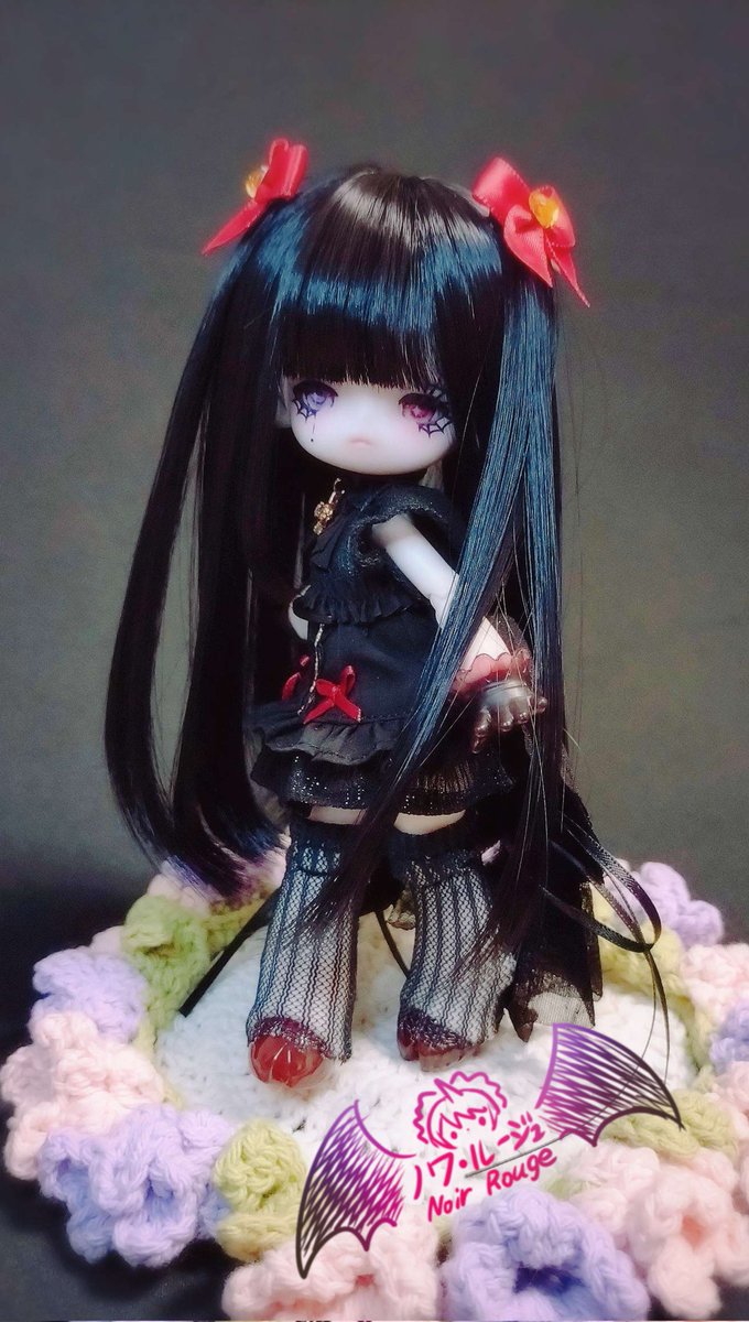 「このリボン、飾りじゃないのよ？ ちょっとだけ、魔法をナイショにしてるの。」
#ドールオーナーさんと繋がりたい #うちのこかわいい