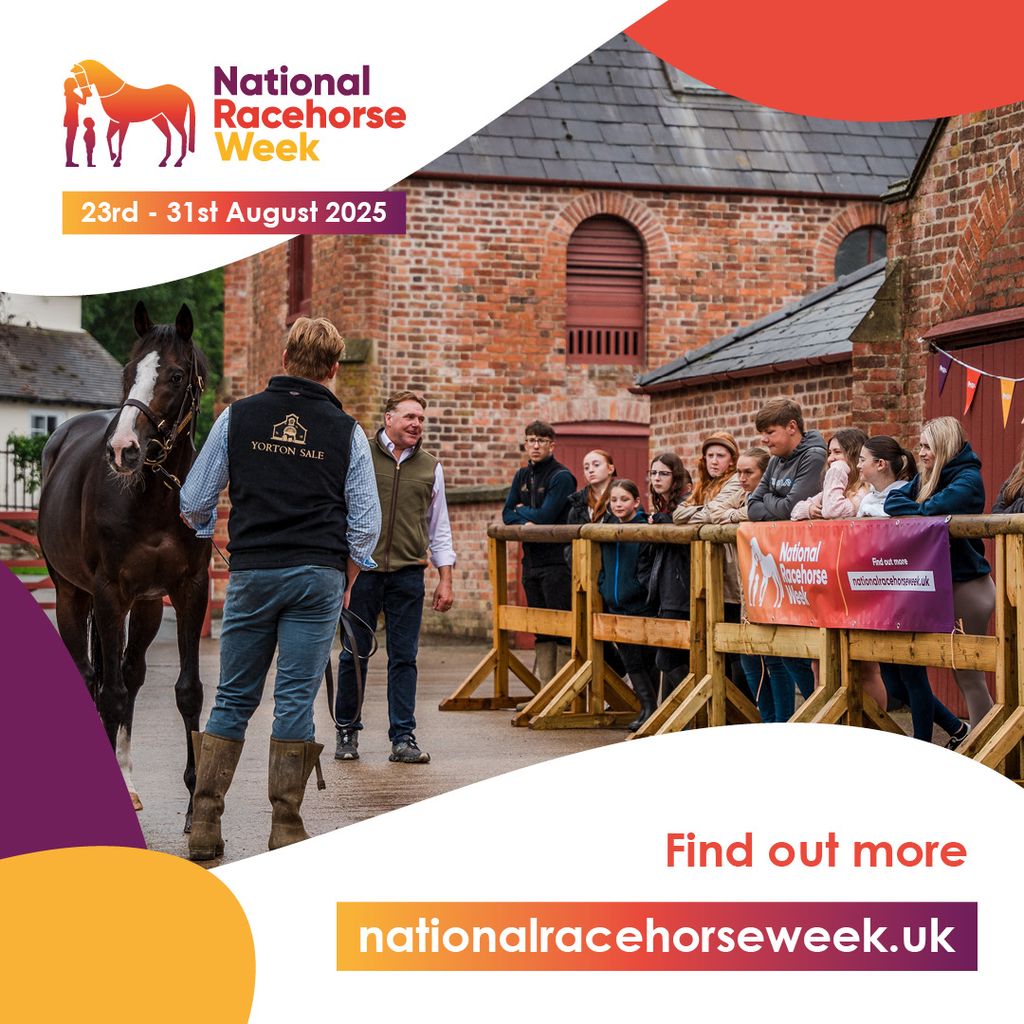 Celebrate National Racehorse Week in August and take the opportunity to visit studs, training yards and racehorse re-training centres, most with free entry. 🏇🏇Check the website nationalracehorseweek.uk to find somewhere near you.