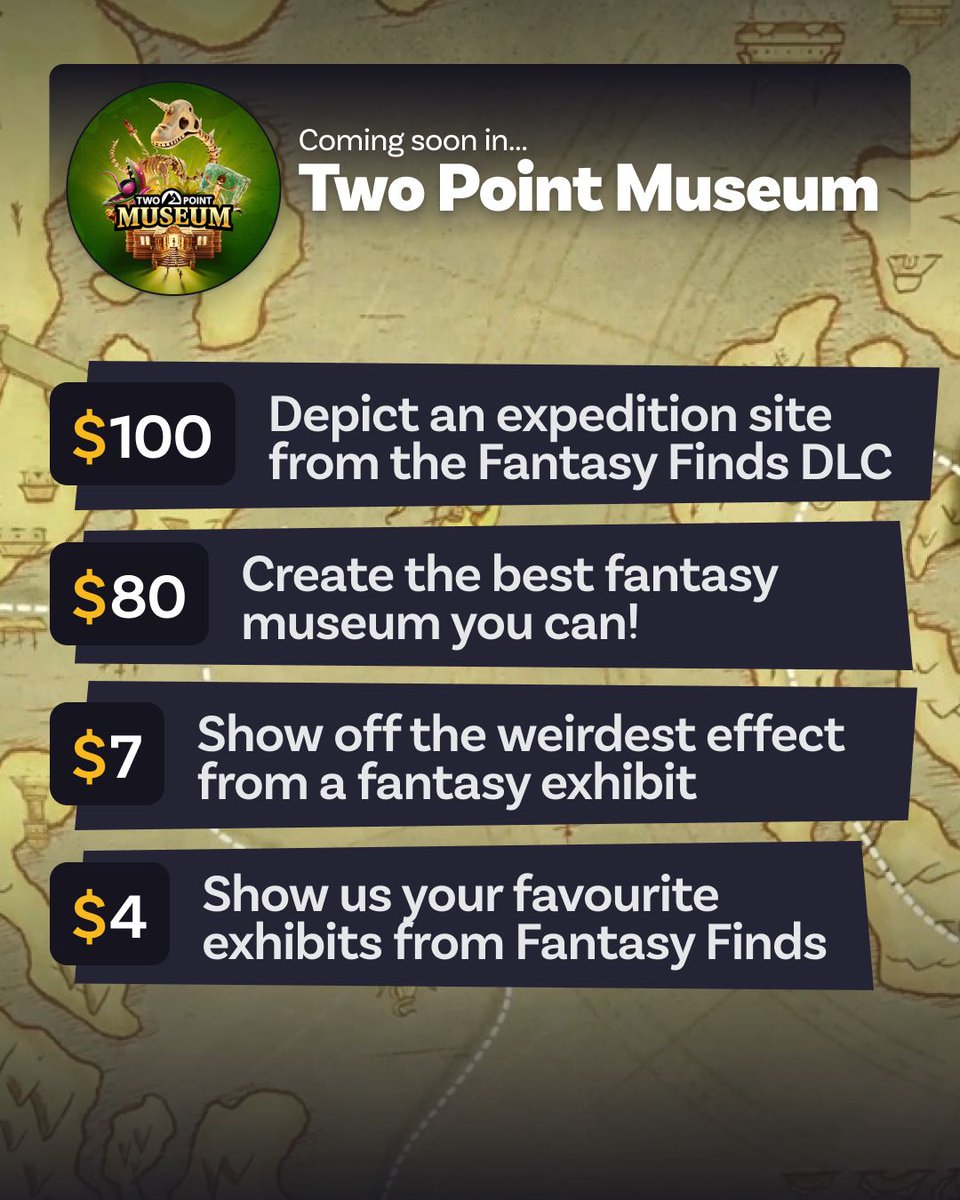 JustAbout__'s tweet image. Want a sneak peek? #TwoPointMuseum DLC #FantasyFinds drops on Thursday and we've teamed up with @TwoPointStudios to reward your most fantastical content.
Get ready (and into the rewards that are already live) right here: buff.ly/NzV28uB
#contentcreators @SEGA