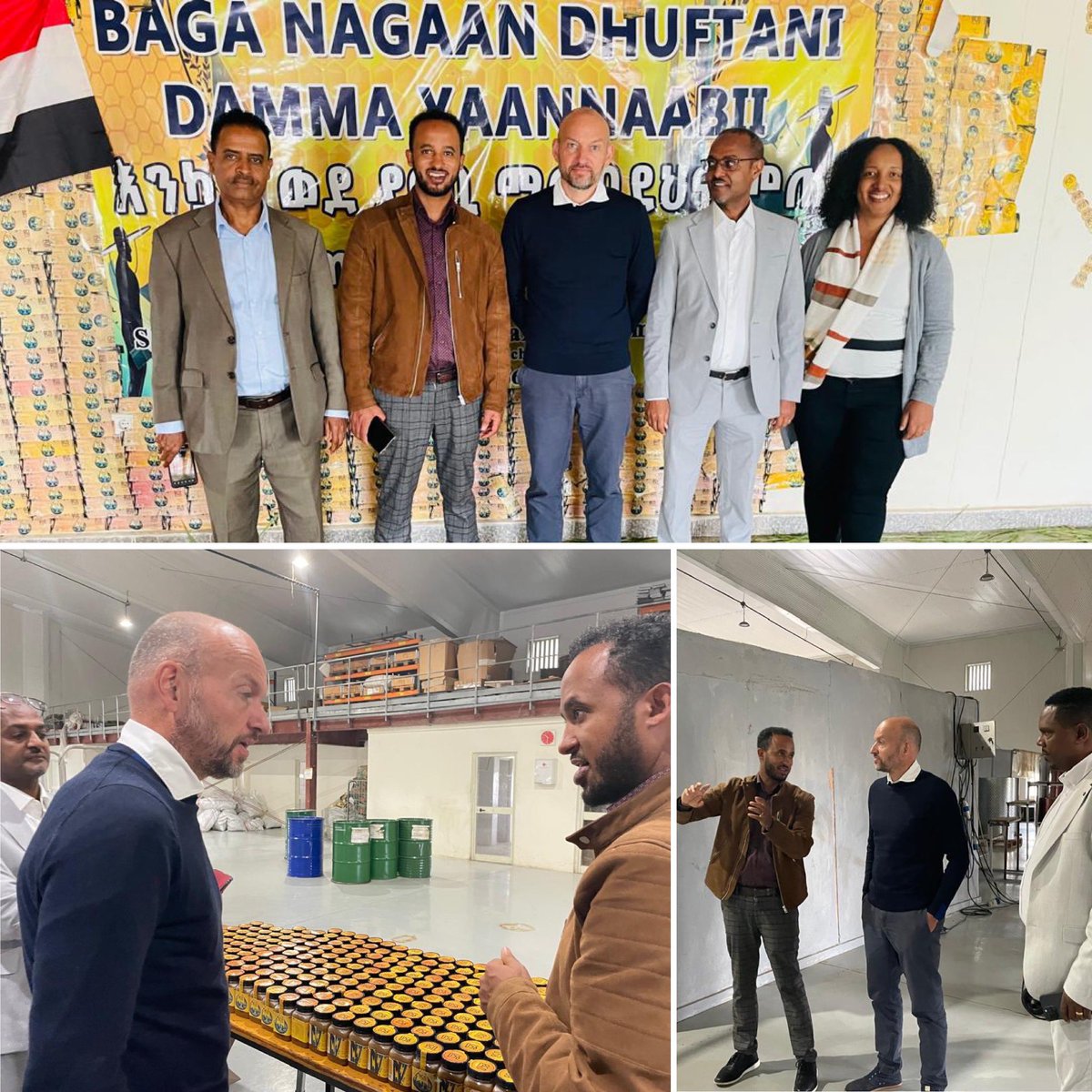 Great visit to Sheka Nordic’s Honey Processing Plant at the <a href="/OromiaIPDC/">Oromia Industrial Parks</a> in Bulbula, producing high quality, organic honey.