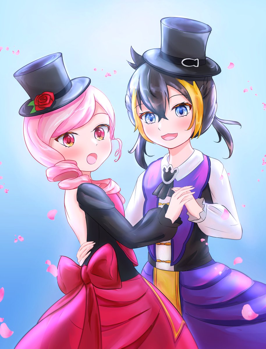 KevinXWang613's tweet image. 4 years! Happy anniversary Rosemi and Petra ❤️🧡
(Love your song too)
#GalleryOfRoses #PetraArt #Obsydia