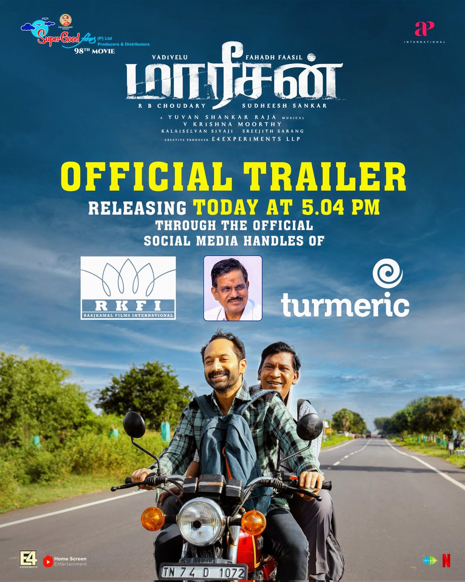 #Mareesan trailer out now!!! youtu.be/a8zKHSKHThY?si…