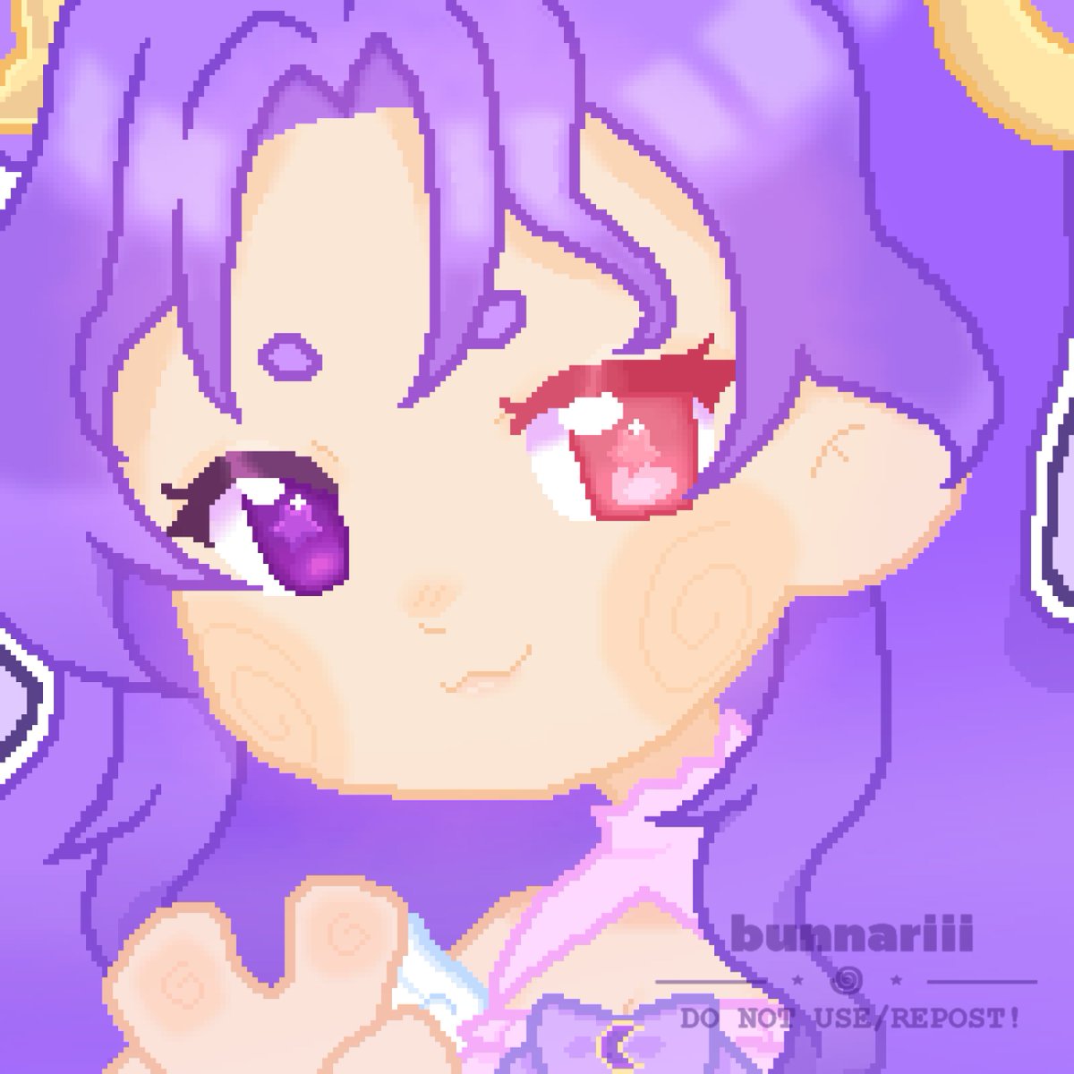 ✧*｡ pixel art pfp for <a href="/moonschicaVT/">moon 💜🌙 ┊@ artfight team crystals 💎</a> ⭑.ᐟ