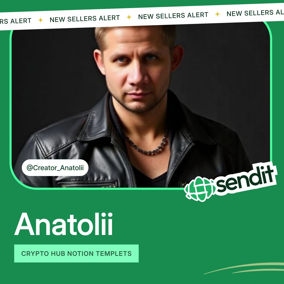 New Seller Alert! ✨

Name: Anatolii

Expertise: Notion Template Design

Product Type: Notion templates for managing crypto farms, planning activities, and analyzing results.

🧵 Check out the products. 👇🏻