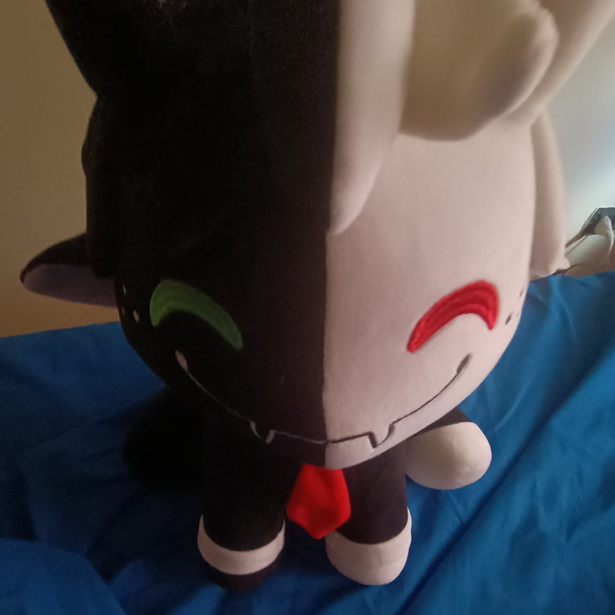 I get cuteness aggression everytime i see my ranboo plushie. Why are you so cute. Stop that.