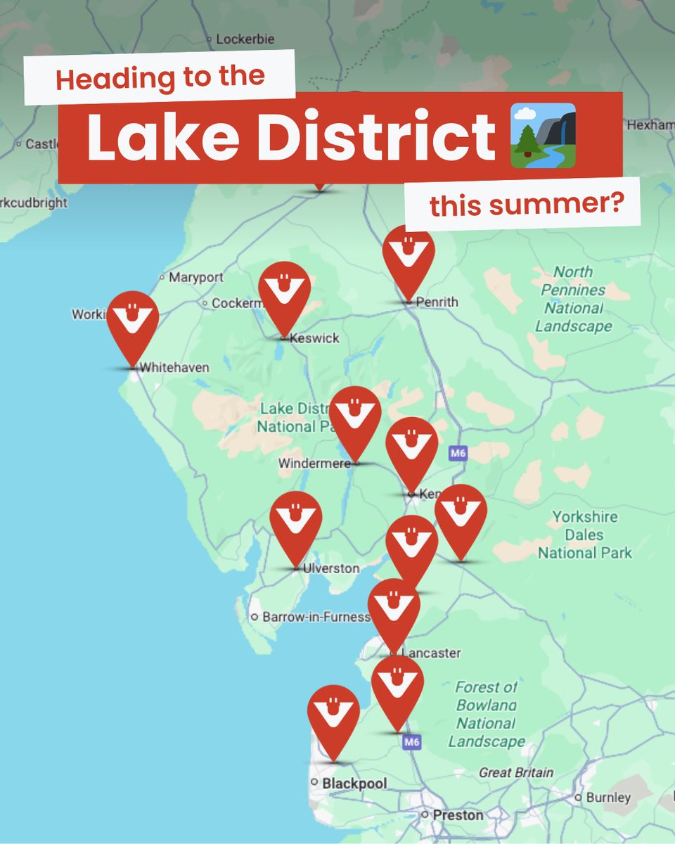 InstaVoltUK's tweet image. EV road trip to the Lakes? ⛰⚡️
From Windemere to Keswick and beyond, we’ve got the Lake District covered with ultra-rapid chargers right where you need them.
So you can focus on the views, not your charge level.
📍 Find your nearest spot - instavolt.co.uk/find-electric-…