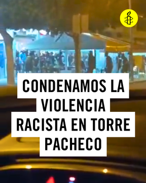 Condenamos la violencia racista en Torre Pacheco y el llamamiento a través de redes sociales para atacar a la población migrante, así como los discursos y políticas criminalizadoras y estigmatizantes por parte de figuras políticas y otras personas. #TorrePacheco #Stopracismo