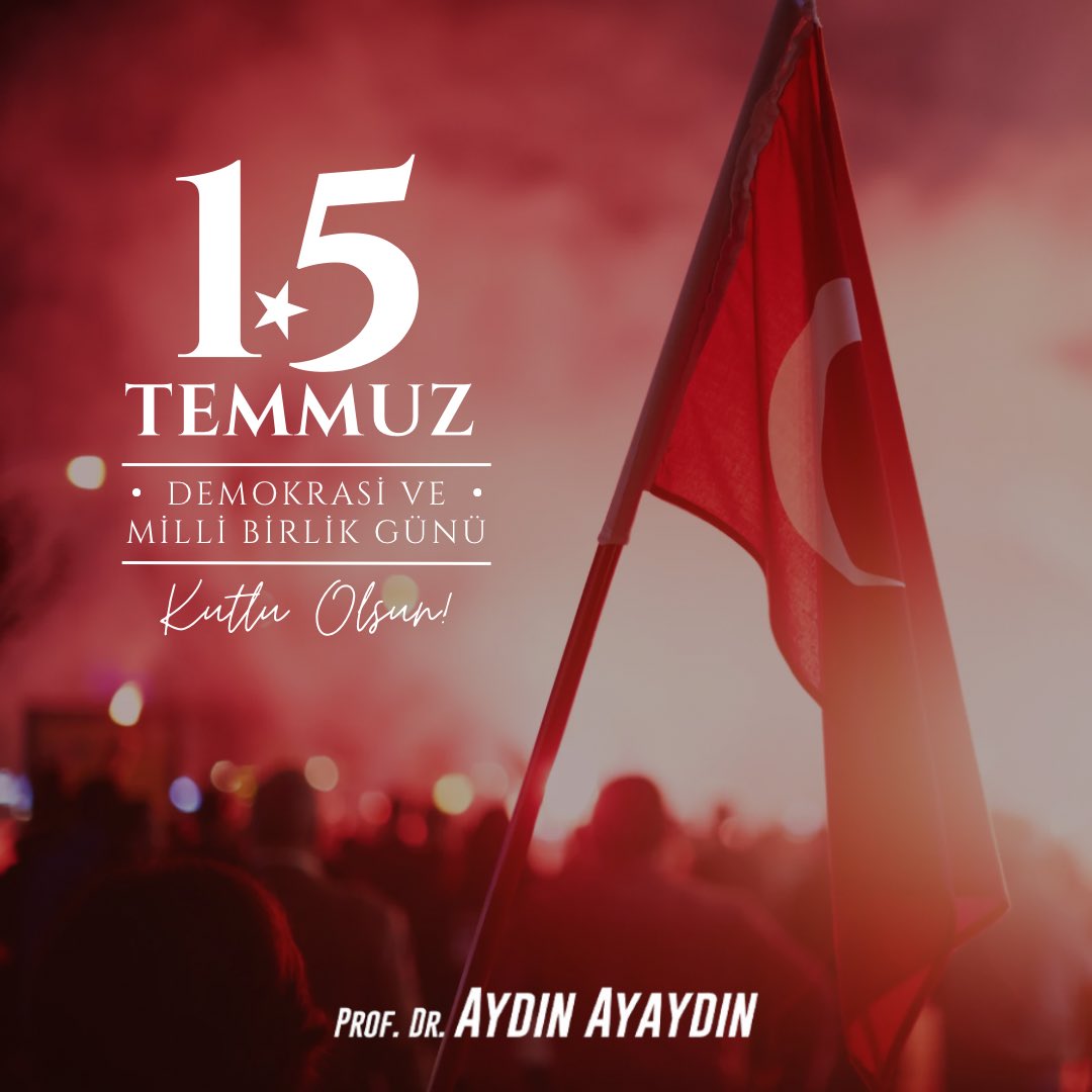 Prof. Dr. Aydın Ayaydın tweet media