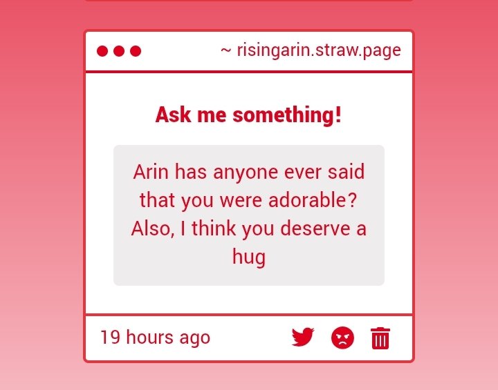 Out of everyone recently, Sora says this to me the most and wants me TO NEVER change!

I usually have NO IDEA how to react to that and just say.... THANKS! 😅

It's a top-tier compliment!