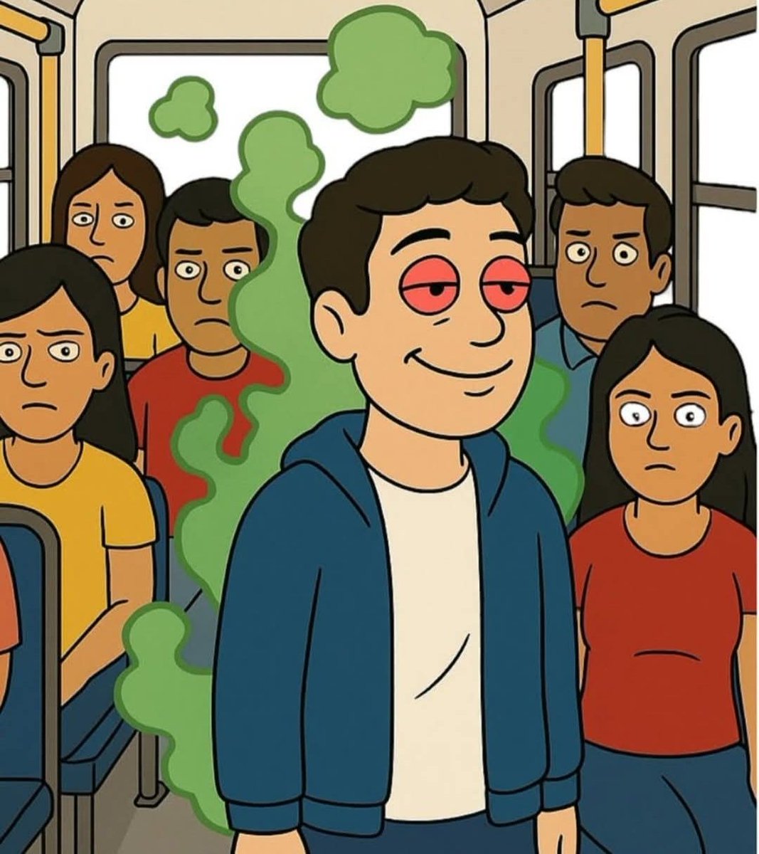 SPACECANNABIS's tweet photo. Eu quando entro no ônibus https://t.co/mgxms3TCDz