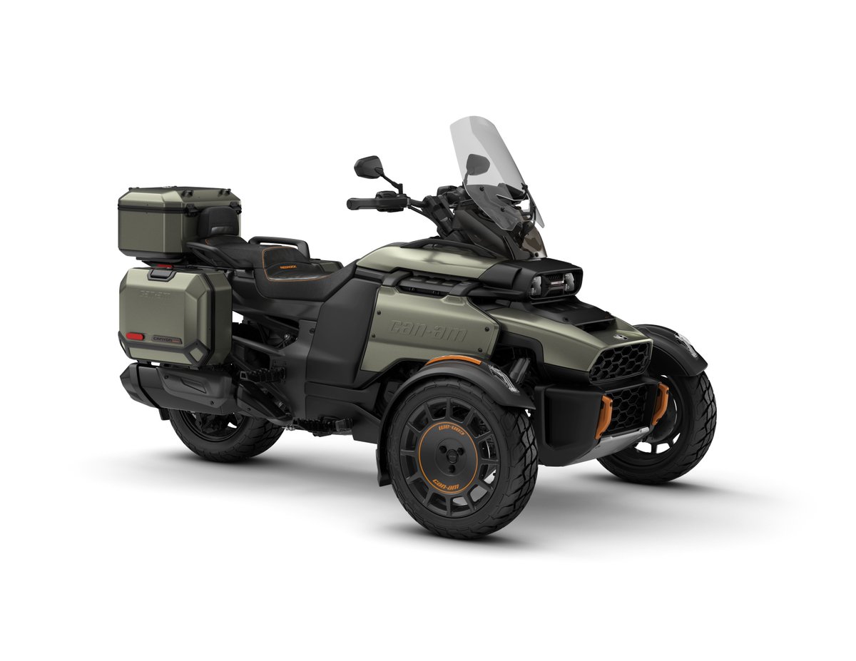 Rappel de véhicules Can-Am Canyon 2025. Le support inférieur de la poulie libre de la courroie d'entraînement se brisera et peut entraîner une perte de puissance motrice et augmenter le risque de collision. Contactez le revendeur pour réparation gratuite. bit.ly/3GEsNZi