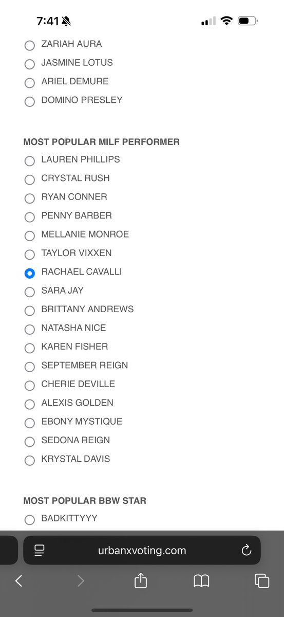 Stop what you’re doing &amp; go give the queen her vote. She put in all of that hard work, the least you can do is give a quick vote. Urbanxvoting.com <a href="/RachaelCavalli/">Rachael Cavalli</a>