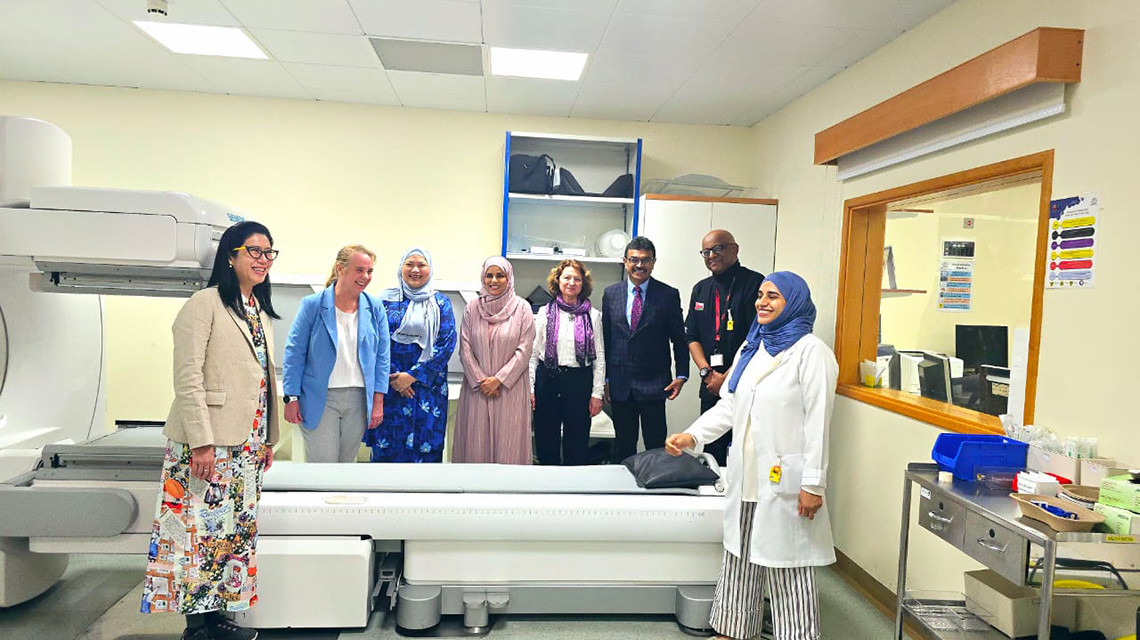 IAEANA's tweet image. .@iaeaorg conducted a Quality Management Audit in Nuclear Medicine Practices at Oman’s Royal Hospital— the country’s first institution to successfully complete a comprehensive peer review of its #nuclearmedicine services. 🇴🇲🏥
Read more⬇️
tinyurl.com/3xhjx36x