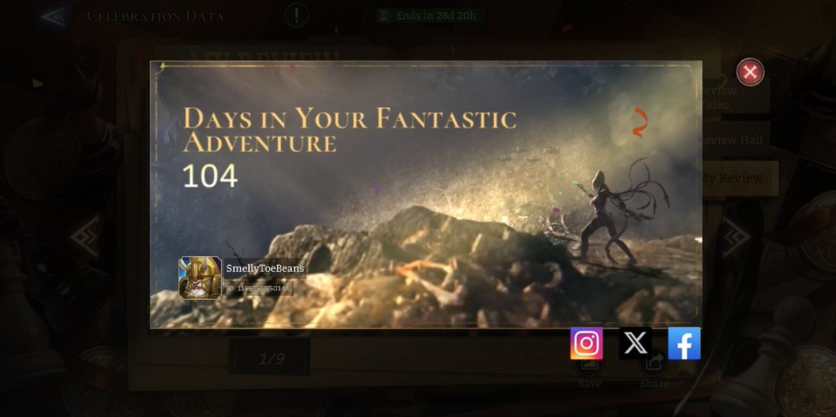 Check out my Watcher of Realms highlight stats!
▼Tap to download the game and view your peak stats. Get Anniversary Celebration rewards including 100+ pulls and more!
#WOR2Year #MyWORJourney #WatcherofRealms
watcherofrealms.com