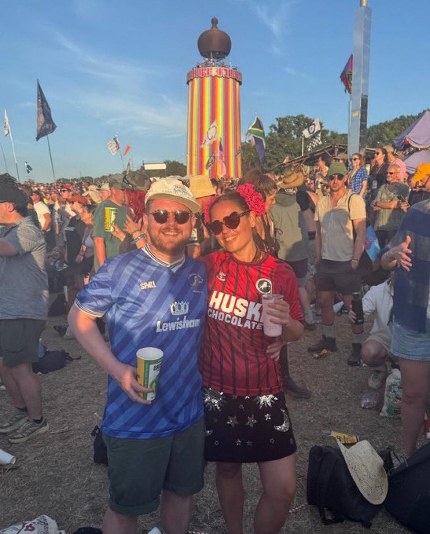 Millwall! #GlastoFootyShirts.