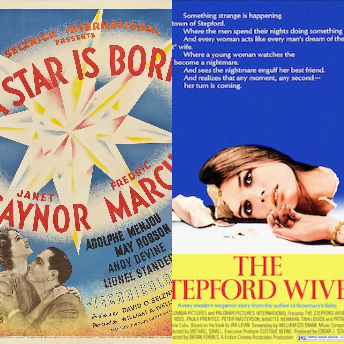 BeardedBitchPod's tweet photo. My secret shame? The classics I’ve never seen.
Caught up this weekend with A Star Is Born (1937) & The Stepford Wives (1975).
Vintage cinema really hits different. What should I watch next?
#FilmTwitter #ClassicMovies #MovieTok #FilmRecs #OldHollywood #TCMParty #TheStepfordWives https://t.co/aogEgSUIbI
