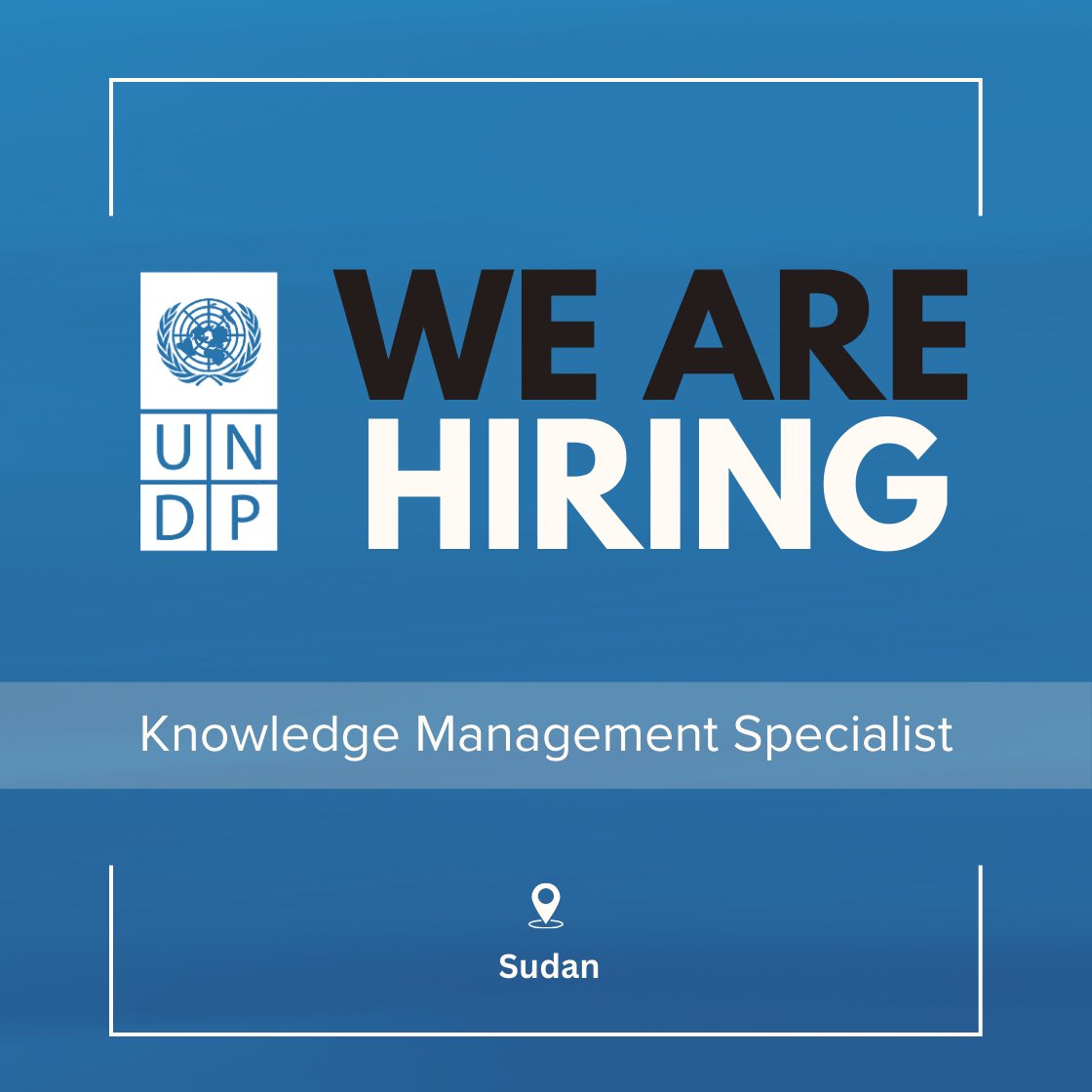 UNDP_Sudan's tweet image. We're hiring!
Join @UNDP Sudan as a Knowledge Management Specialist & help connect the dots between data, people and progress.
From shaping how evidence is shared to improving coordination, your work will guide real-time solutions for #Sudan.
Apply now: cutt.ly/9rIWVrSO