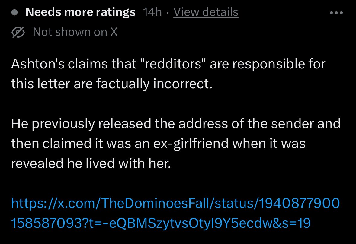 The way I knew it was the Redditors was how the community noted my original post just like they’re trying to do with this one minutes after I posted it.

I knew the letter was fake because Amanda didn’t even know my Mom, can’t write cursive, and I haven’t spoken to her in a long