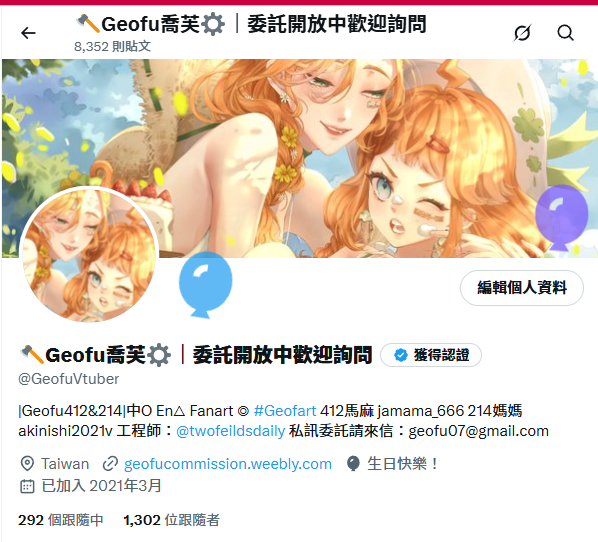 GeofuVtuber's tweet photo. happy birthday to me！
又過了一年，一起許下願望的大家渡過了一年後有完成自己的願望嗎?

期許未來的我可以委託接不完，快樂發大財！ https://t.co/yv3tY6mKih