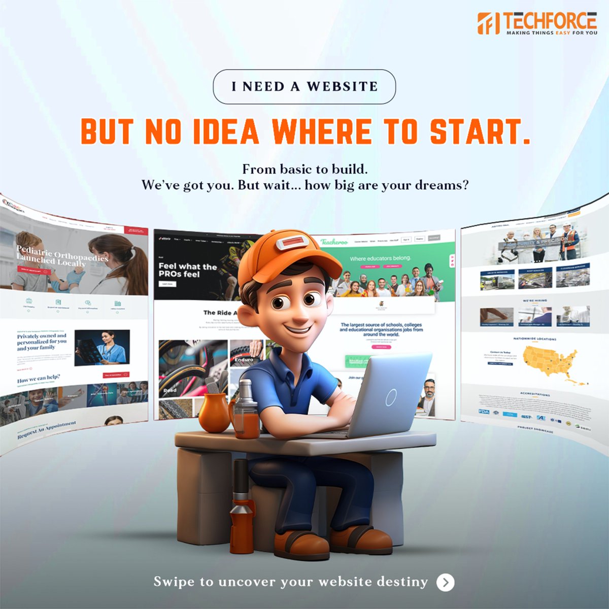 techforceglobal's tweet image. 🌐 Your website is your first impression — let’s make it unforgettable.

From startups to enterprises — we’ve built solutions that scale, perform, and convert.

🔗 Learn more: techforceglobal.com/Best-website-d…

#WebsiteDevelopment #TechforceGlobal #WebDesignExperts #CustomWebSolutions