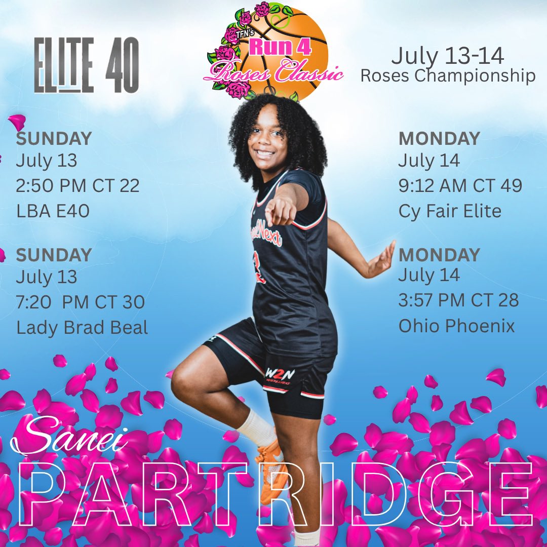 Sanei Partridge (@spartridge143) on Twitter photo Big thanks to all the coaches who checked on me after the Run 4 The Roses incident, your support means a lot! For those still following my journey, these are my last 2 games for the day. Here’s my schedule for today if you want to catch a game! Let’s finish strong! <a href="/W2N_WBB/">WHERE2NEXT</a> Big thanks to all the coaches who checked on me after the Run 4 The Roses incident, your support means a lot! For those still following my journey, these are my last 2 games for the day. Here’s my schedule for today if you want to catch a game! Let’s finish strong! <a href="/W2N_WBB/">WHERE2NEXT</a>