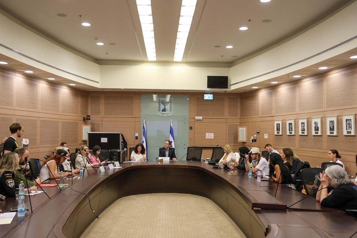 KnessetENG's tweet image. Foreign Policy and Public Diplomacy Subcommittee discusses public diplomacy in the wake of publication of report on Hamas’s sexual crimes; former hostage: I was a captive for 55 days of indescribable hell, endless pain and bottomless humiliation
main.knesset.gov.il/en/news/pressr…