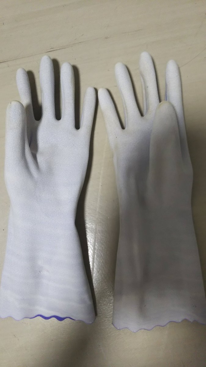 g8t5533's tweet photo. ビルパールのバイオレット
職場の掃除用手袋は全て私の持ち込みです🤣

#ビルパール
#ゴム手袋
#ビニール手袋
#掃除用手袋
#ヤフオク出品中 https://t.co/WtavJarBEX