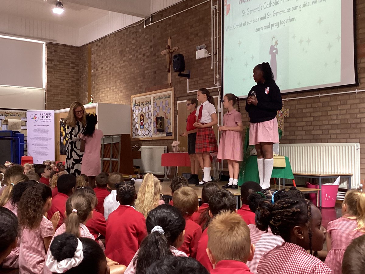 StGerardsBham's tweet image. St Gerard’s came together this morning to celebrate the achievements of our friends. Mrs Bannister lead the Mission Awards and honoured one child from each class. We are so very proud of our children and the efforts they make to live their lives through Jesus. #StGerCL @BCPP__