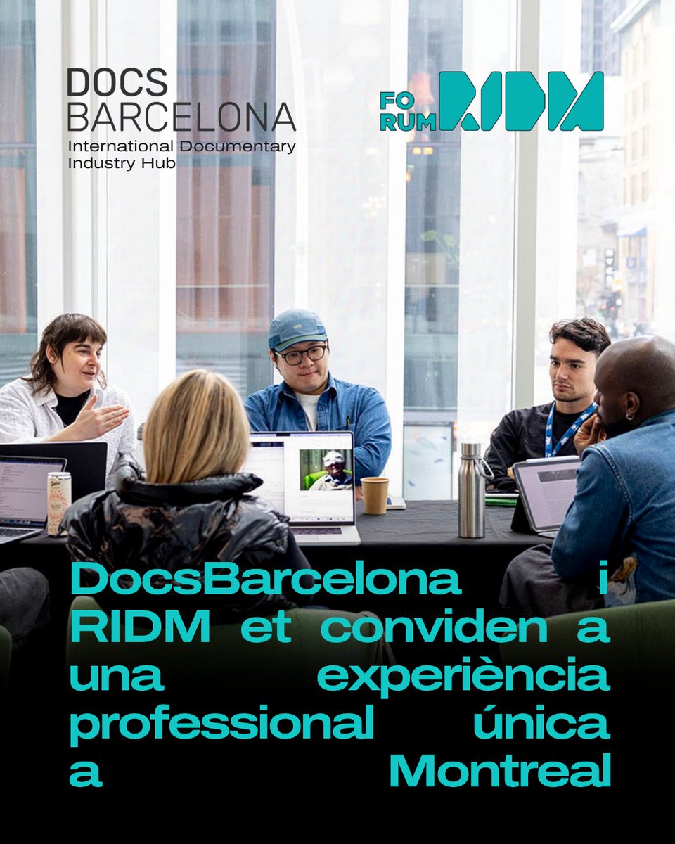 DocsBcnPro's tweet image. 📣Vols fer créixer el teu documental al mercat internacional? Et portem al Doc Lab Montréal del RIDM!
✅Mentories, pitchings, tallers i molt més!
✅Accés al mercat, activitats i projeccions del festival
✅Vol i allotjament 100% coberts
Fins al 27/07 a docsbarcelona.com
