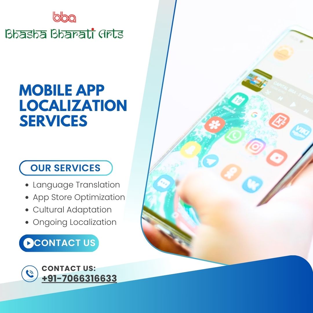 bhashabharati's tweet image. Bhasha Bharati Arts offers expert mobile app localization services in 100+ languages. Reach global audiences with culturally adapted, user-friendly apps.

#MobileAppLocalization #AppLocalizationServices #LocalizationExperts #GoGlobalWithApps #AppTranslation #MultilingualApps