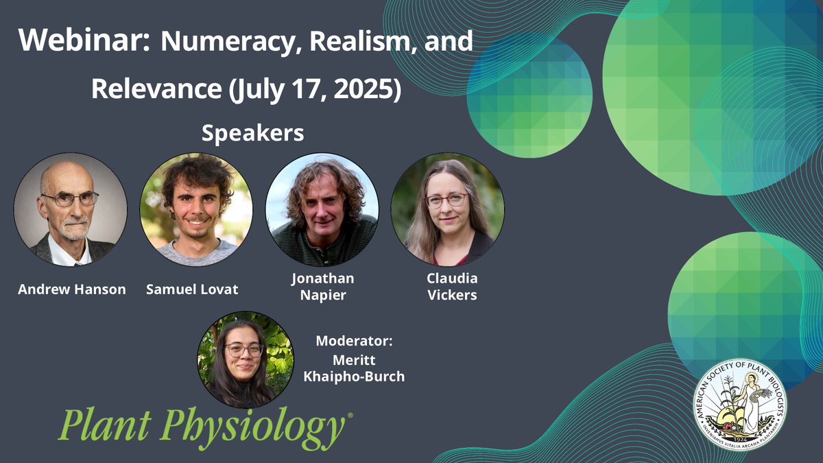 Don't miss this free webinar which discusses bridging the gap between lab science and agricultural realities.

Register here: blog.aspb.org/july-17-plant-…

#agriculture #farming #plantpathology