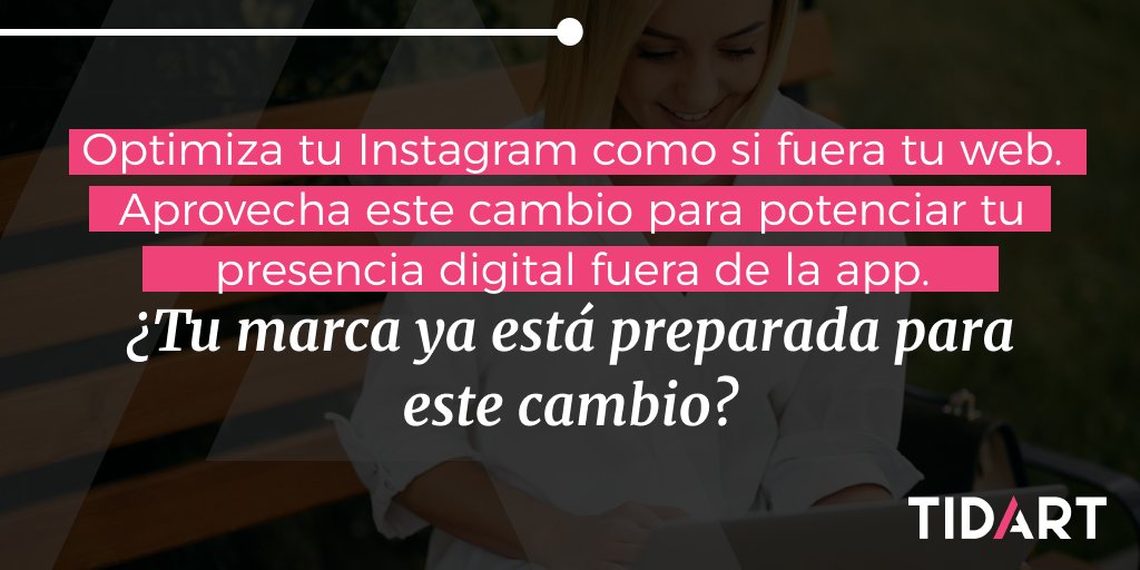 📢 ¡Atención! #Instagram ya indexa en #Google desde el 10 de julio, lo que podría transformar el #SEO de tu marca. 
🔍 Descubre cómo aprovechar esta nueva oportunidad para posicionar tu contenido. ¿Tu perfil está listo? 💪
 #Tidart #poweredbykimia