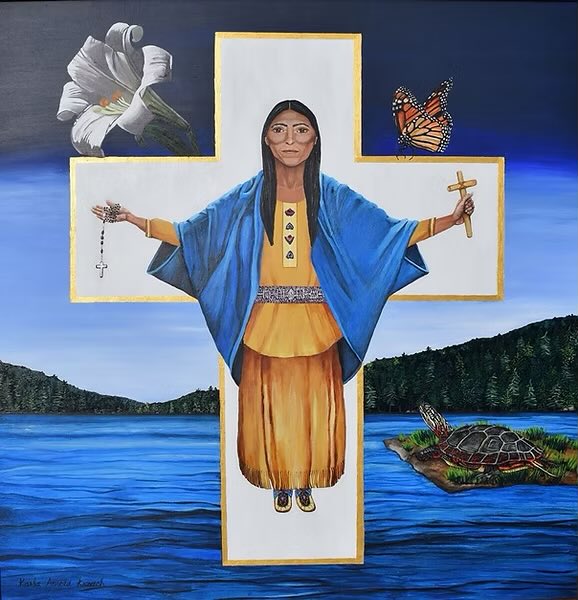 sister_allison's tweet image. Blessed Feast of St. Kateri Tekakwitha, Lily of the Mohawks 🙏
If you’ve never heard her life story, you definitely should! katerishrine.org/st-kateri