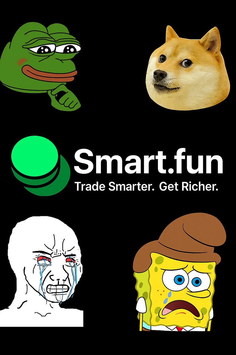 Sick of getting rekt by memecoin dumps?
Welcome to Smart.Fun 
Where the smart don’t just ape, they counter-rug.

You trade. You short. You cash out big.
#smartfun