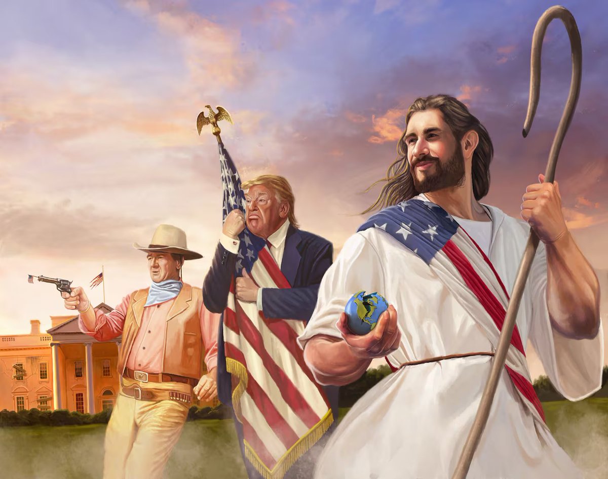 magachrchpastr's tweet image. THANK YOU for your generous donations!! Because of YOU we were finally able to have this hand-painted mural added to EACH classroom wall in our Children's area (KidZone). Our precious little ones were THRILLED to see Pres Trump with John Wayne, and also Jesus 馃檹馃嚭馃嚫