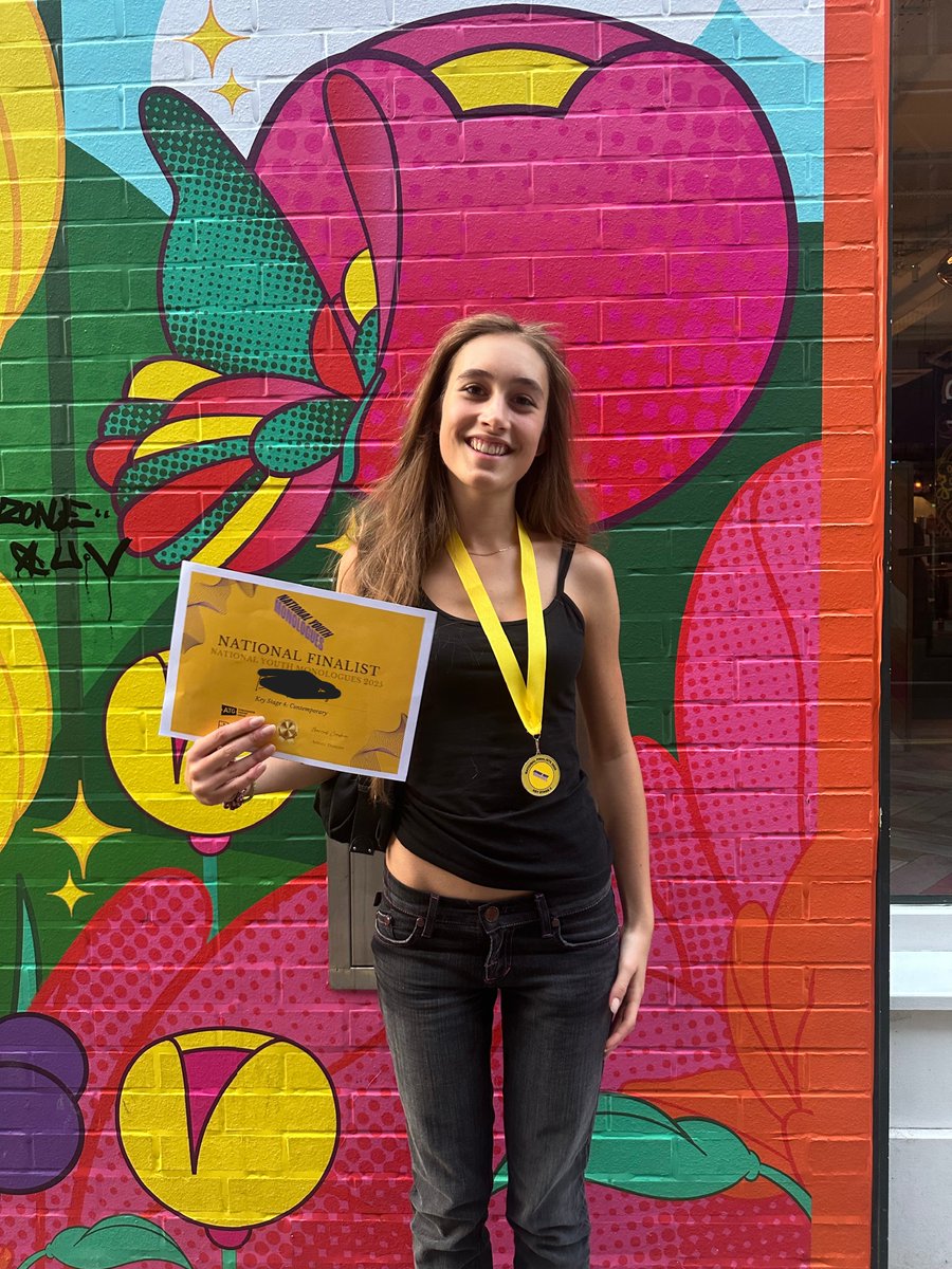 Tormead Drama (@tormead_drama) on Twitter photo Massive congratulations to Bee who was selected as a national finalist for the first ever <a href="/nymonologues/">National Youth Monologues</a> - a huge achievement. She had a brilliant day at the <a href="/Ambtheatre/">Ambassadors Theatre</a> and did herself proud performing first in her category. What an experience for a talented student! Massive congratulations to Bee who was selected as a national finalist for the first ever <a href="/nymonologues/">National Youth Monologues</a> - a huge achievement. She had a brilliant day at the <a href="/Ambtheatre/">Ambassadors Theatre</a> and did herself proud performing first in her category. What an experience for a talented student!