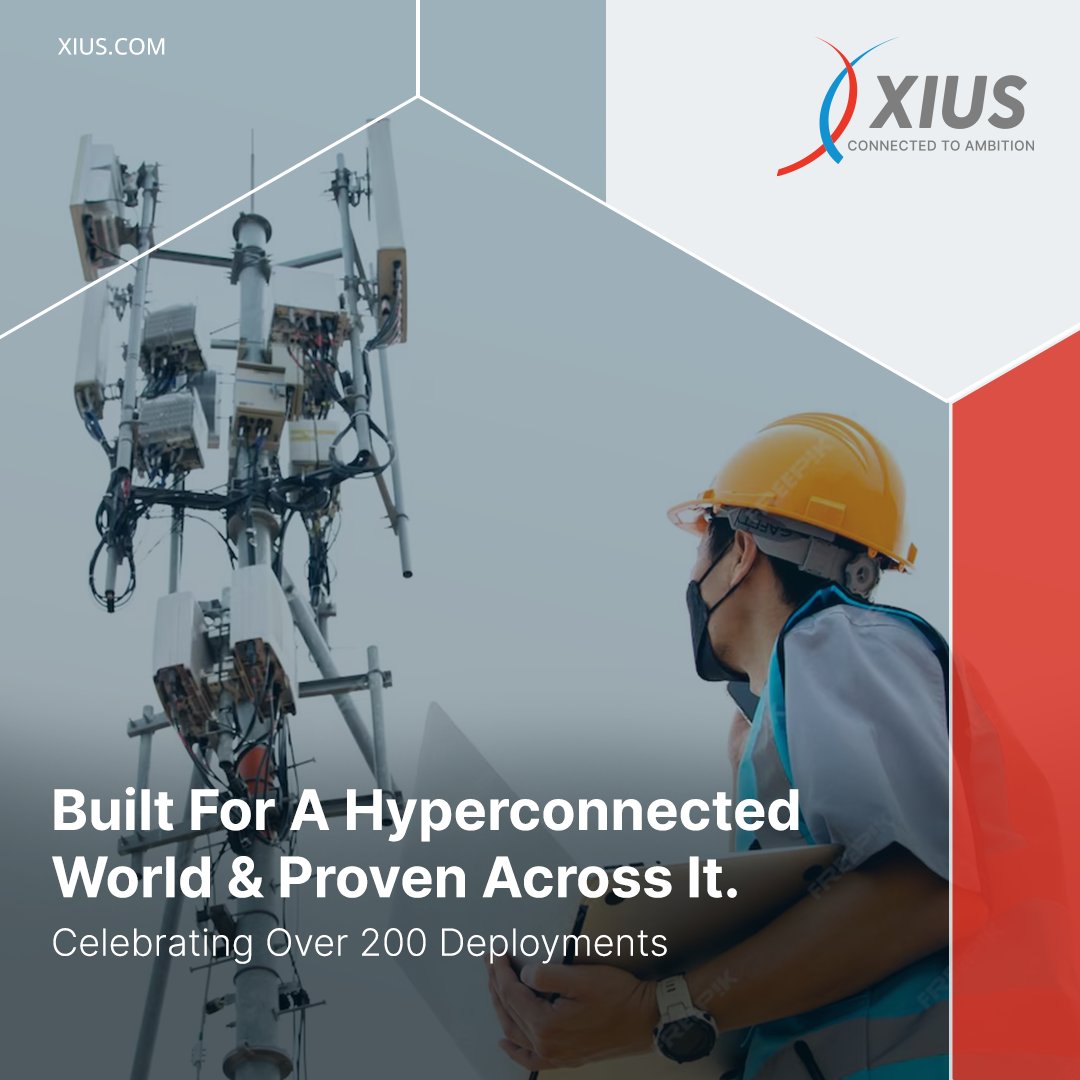 XIUS_Corp's tweet image. Across 5 continents, we have had over 200 deployments. At XIUS, we don’t just build telecom solutions we deliver on them, again and again. From core networks to digital BSS, our legacy of reliability and innovation is trusted by operators across the globe.

#XIUS #CoreNetworks