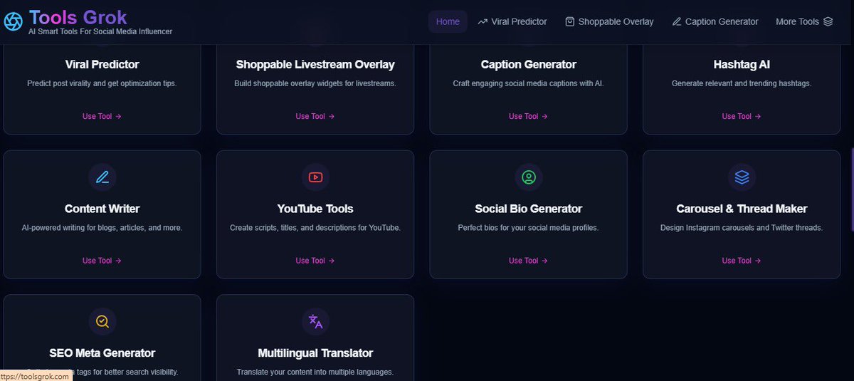 toolsgrok's tweet image. Subject: Urgent Sale – AI Tool Website toolsgrok.com for Sale

Hello,

I am urgently looking to sell my website ToolsGrok.com – an AI-powered online tools platform. 
Email: info@lovefinders.app
Phone : +9779705938351
WhatsApp: +97466551513