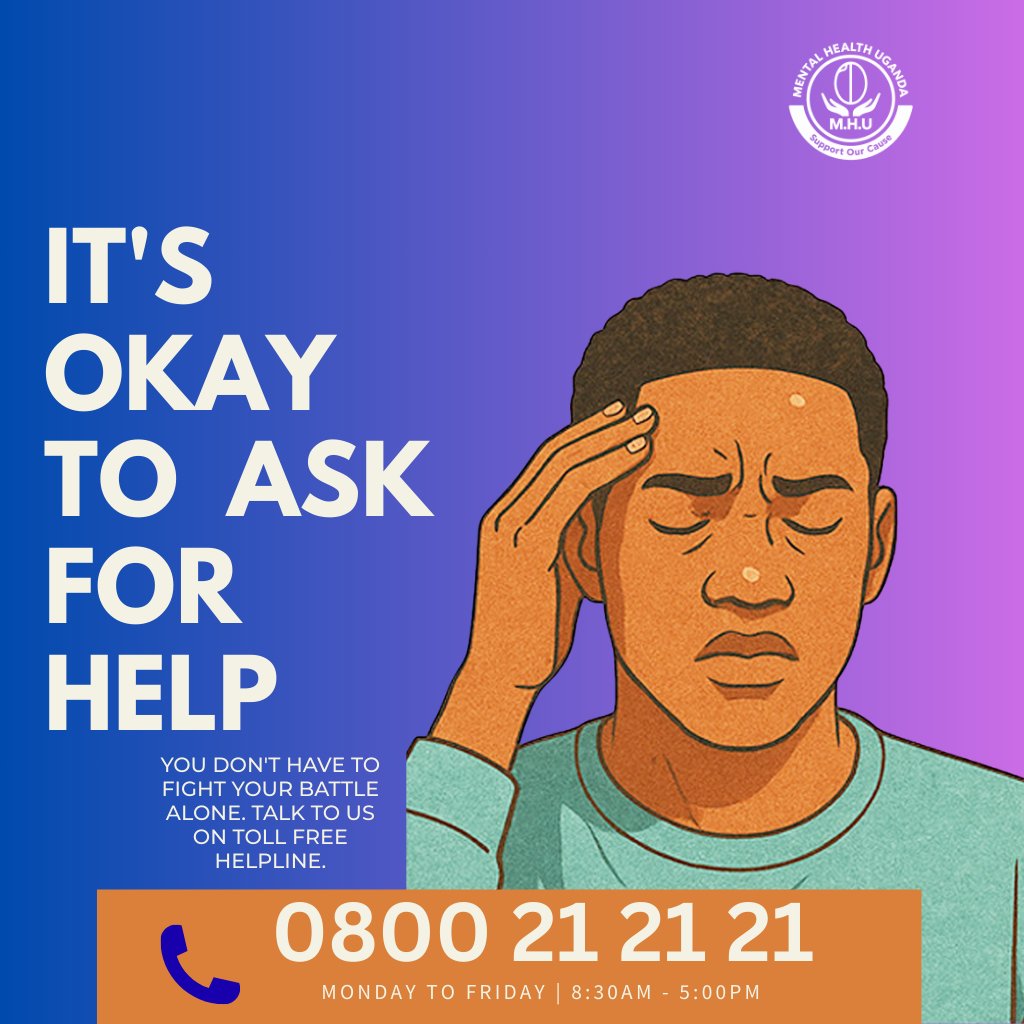 📌 It’s okay to ask for help.
You don’t have to face your struggles alone. Mental Health Uganda is here to listen and support you.
Reach out today through our toll-free helpline: 0800 21 21 21
🕗 Available Monday to Friday, 8:30AM – 5:00PM.
#ConversationsChangeLives