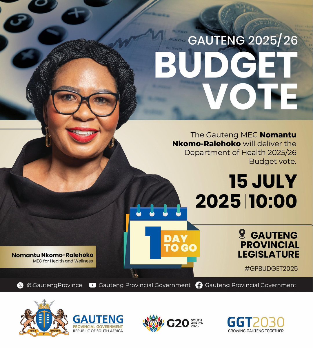 Day 1 to #AsibeHealthyGP in Action!

👩🏽‍⚕️Achievement: Over 19.6 million patient visits at PHC facilities - a 1.6% increase from last year.

🚀Next: Strengthen PHC by hiring doctors, expanding 24-hour CHCs &amp; upgrading health infrastructure &amp; equipment

#GPBudgetVote2025 #TacklingG13