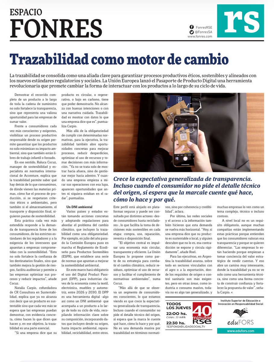 📎les dejo el Suple de #ResponsabilidadSocial <a href="/FonresSA/">Fonres RSE</a> #Edufors que publicamos ayer en el diario <a href="/opinionaustral/">La Opinión Austral</a> 👇🏾