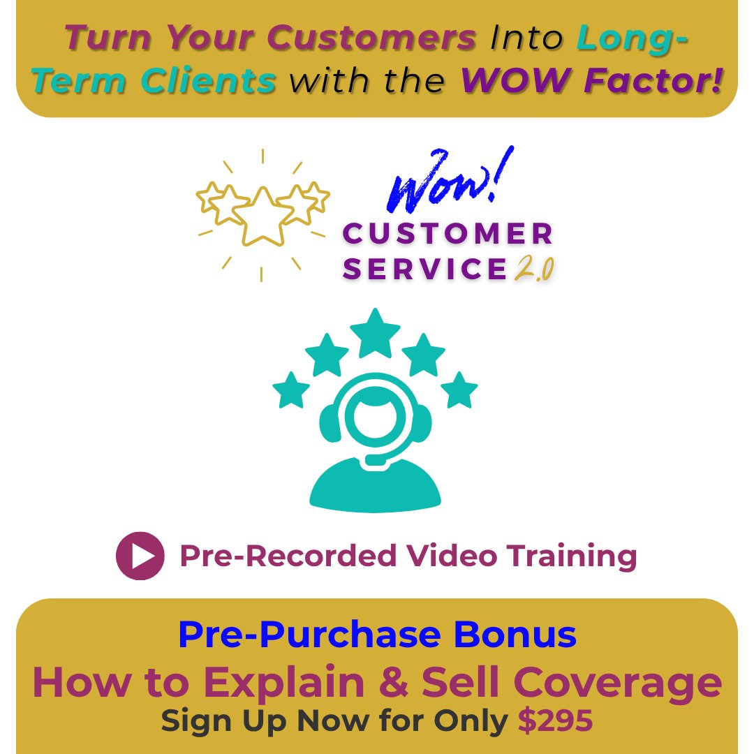 Appsinsurance's tweet image. 🧨 IT’S ALMOST HERE!

🎉What if tomorrow your agency started its WOW service transformation?

🎉 In just 1 day, WOW Customer Service 2.0 officially launches — and today is your LAST chance to get the bonus!

#WowCustomerService #CustomerExperienceMatters #KellyDonahuePiro