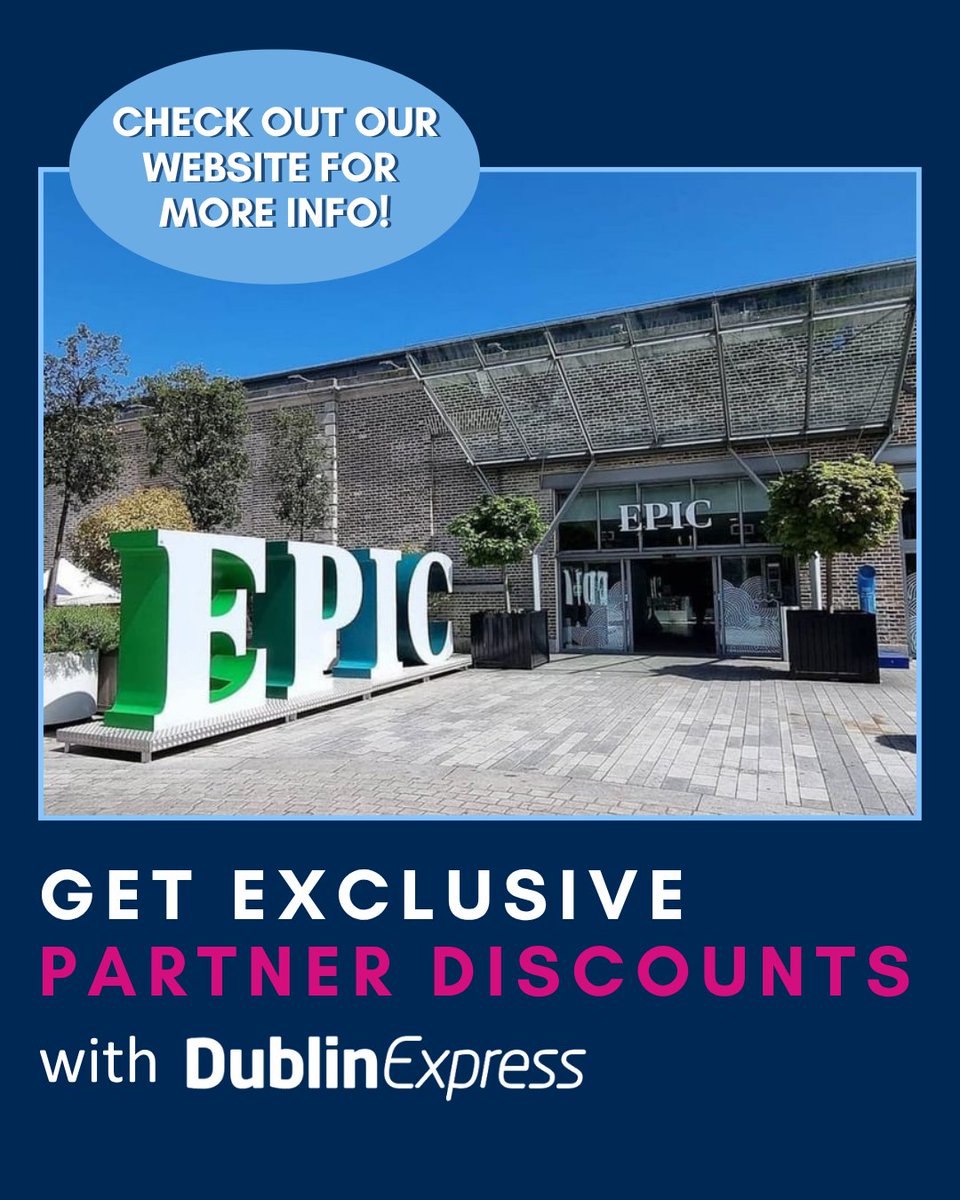 This weekend, step off the coach and into Irish adventure!🚌 

Your next great adventure starts on a Dublin Express coach and ends in a museum unlike any other.

Travel to EPIC The Irish Emigration Museum, where 20 stunning galleries await to tell the gripping tales of Irish