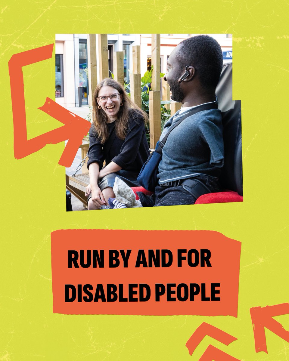 TransportForAll's tweet image. Happy Disability Pride Month! 🧡
Transport for All is unapologetically disabled.
We’re a Disabled People’s Organisation, led by and for our community.
We campaign for accessible transport, breaking down barriers so disabled people can make the journeys we want to.