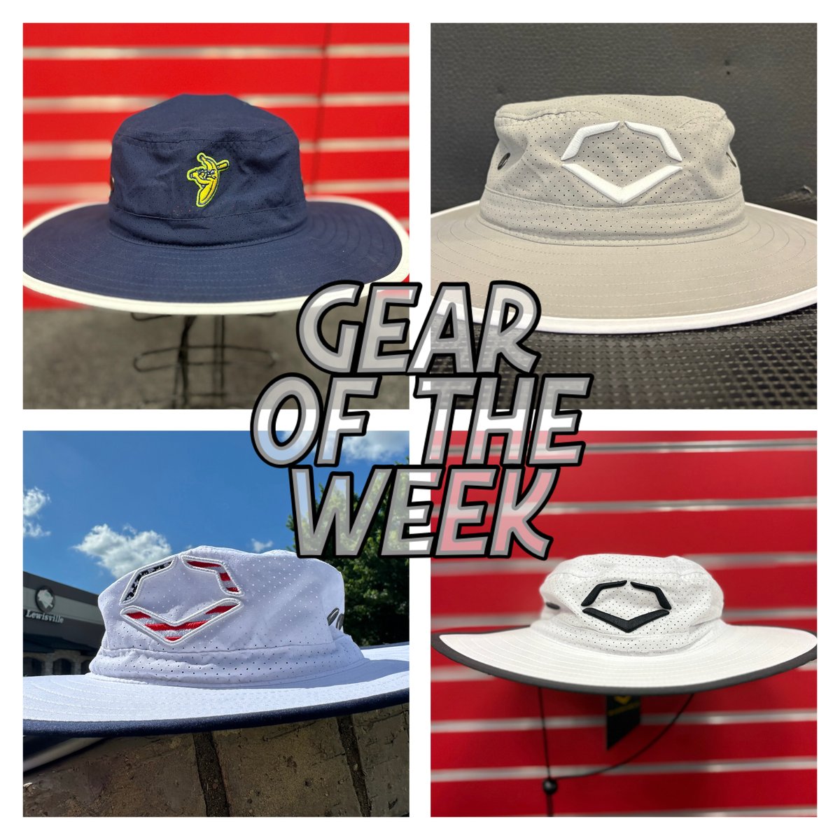 ☀️ Gear of the Week: EvoShield Bucket Hats! Perfect for the field or coaching in the sun. Stay cool and protected!  💬 Why We Love It: ✅ Reliable sun protection ✅ Lightweight &amp; breathable ✅ Comfortable fit. Stay shaded. Stay focused. #itswheretheplayersgo #shoplocal