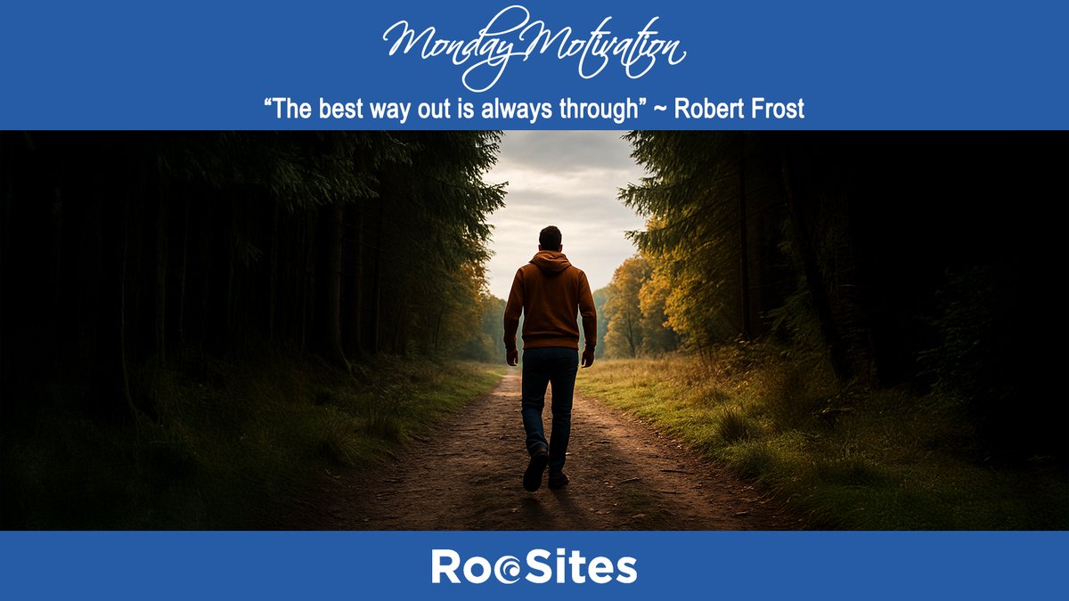 roosites's tweet image. 💪 #MondayMotivation Quote: “The best way out is always through.” — Robert Frost
Don’t sidestep the hard stuff—go through it. That’s where the growth happens.

🌐 roosites.com

#RobertFrost #PushThrough #KeepGoing #SmallBusiness #WebDesign #EntrepreneurLife